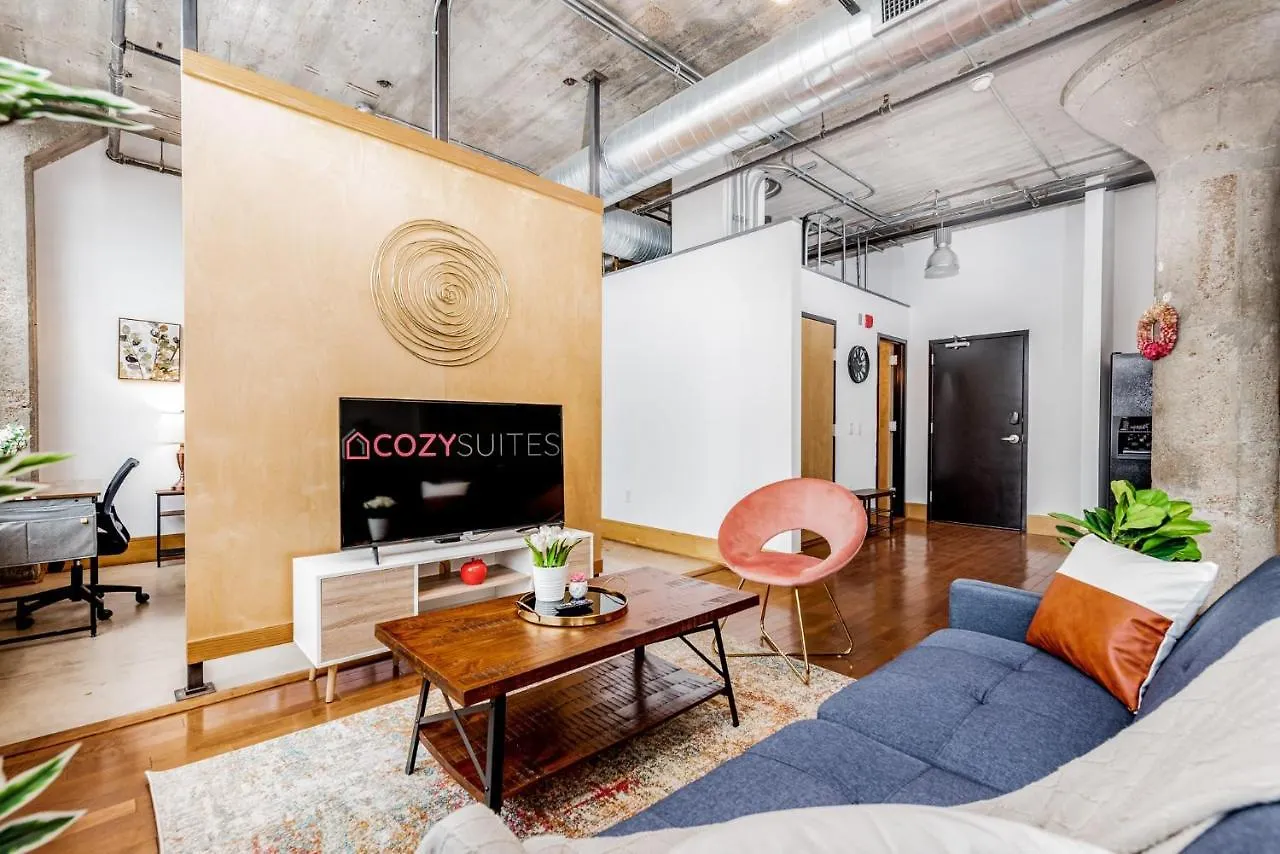 Cozysuites Stunning 1Br Adler Loft With Parking 세인트루이스 미국